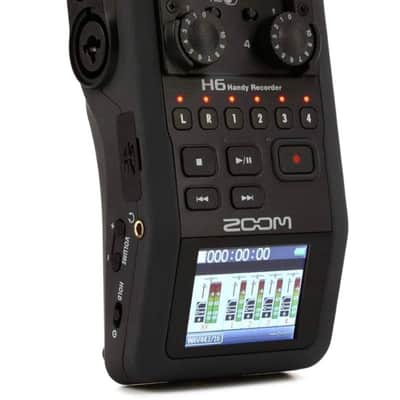 Zoom H6 6-Track Portable Recorder 2020 - Black