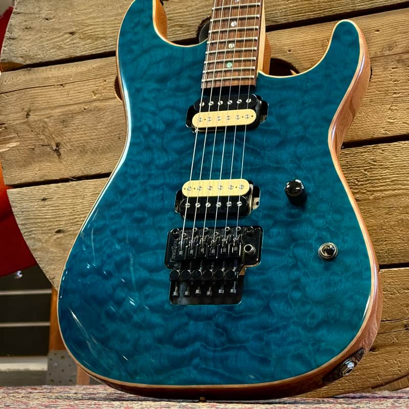 2007 Charvel Custom Shop San Dimas Aqua Blue