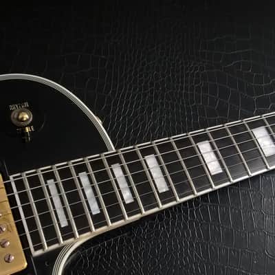 Edwards Les Paul Custom in Ebony Made In Japan image 3