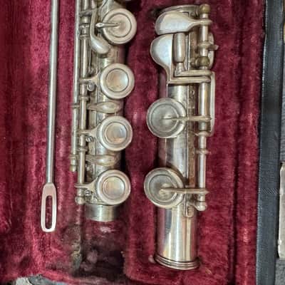 Argonaut Vintage Italian Flute 1960 - Silver Plated image 4