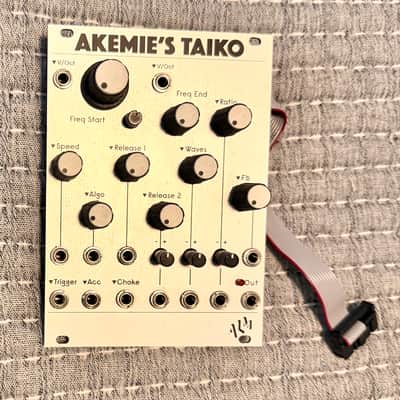 ALM/Busy Circuits ALM015 Akemie's Taiko Drum Voice Eurorack Synth Module 2021 - Present - Silver image 1