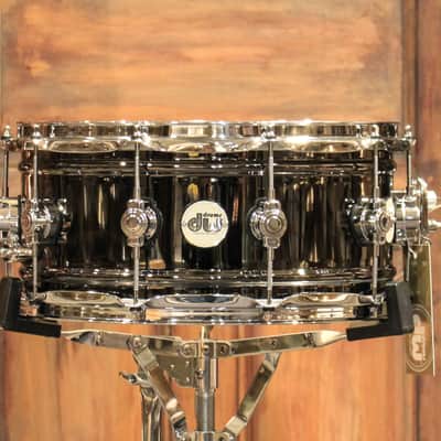 DW Design Black Nickel over Brass 6.5x14 Snare Drum - New! image 1