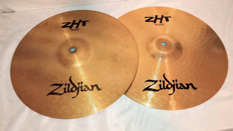 Zildjian (SEE VIDEO) ZHT HEAVY HH BOTTOMS PAIR - FREE SHIP TO CUSA image 1