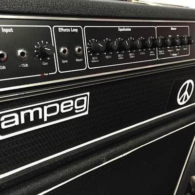 1980s Ampeg SVT-200T Solid-State Head & SVT810E 8x10 Cab image 3