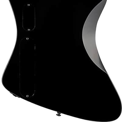 ESP LTD Phoenix-204DX 4-String Bass Guitar, Rosewood Fingerboard, Black Burst image 3
