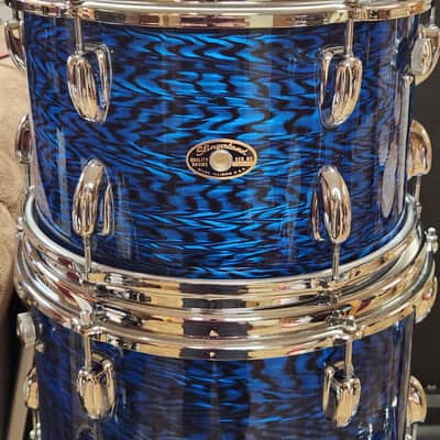 Slingerland Sound King 5 Piece Drum Set, 1968 - Blue Onyx Pearl image 12