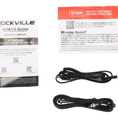 Pair Rockville APM8W v2 8" Active Powered Studio Monitor Speakers USB+Bluetooth image 7