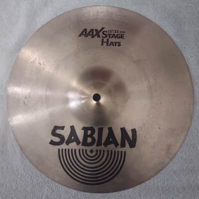 Sabian AAX 13" Stage Hats - Hi-Hat Cymbals (Pair) - Natural image 3