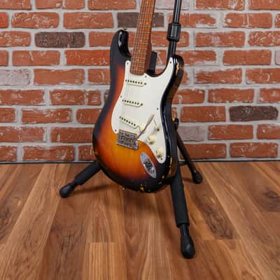 Fender Custom Shop Limited Edition NAMM D-MAG Stratocaster 3-Color Sunburst Relic 2017 w/OHSC image 5