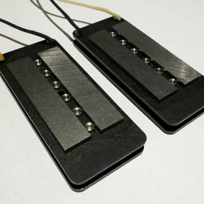 Jazzmaster HYBRID Guitar Pickups SET A5 P90 / Humbucker Hand Wound Fender FAT by Q pickups image 2