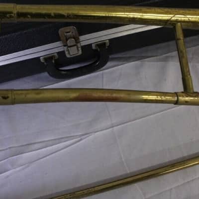 Blessing Scholastic Trombone with Case & Mouthpiece. Made in USA. Good condition image 15