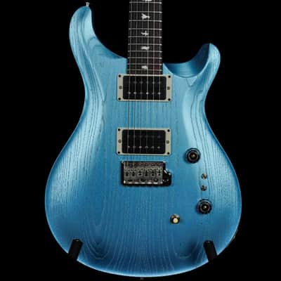 Paul Reed Smith CE 24-08 Swamp Ash Satin Limited Edition Electric Guitar - Frost Blue Metallic image 3