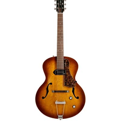 Godin (031986) 5th Avenue Electric Guitar – Cognac Burst, ErnieBall Guitar Cable, Fender FT-2 Tuner, Guitar Bag Backpack Bundle image 3