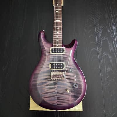 PRS S2 Custom 24-08 Faded Gray Black Purple Burst Mannmade Bridge GigBag + Case Candy image 1