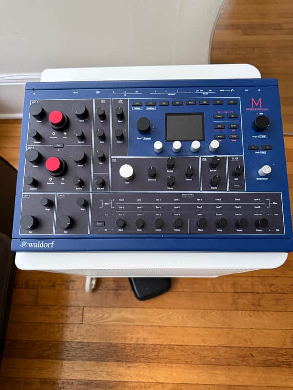 Waldorf M 8-Voice Wavetable Desktop Synthesizer 2021 - Present - Blue image 1