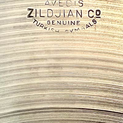 Zildjian 15” Transition Stamp (1939-1955) Bottom Hi Hat Cymbal - Stamp is missing “Made In The USA” - EXTREMELY RARE image 3