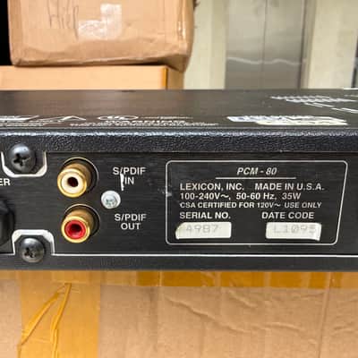 Lexicon PCM 80 Digital Effects Processor – Made in USA, worldwide shipping image 9