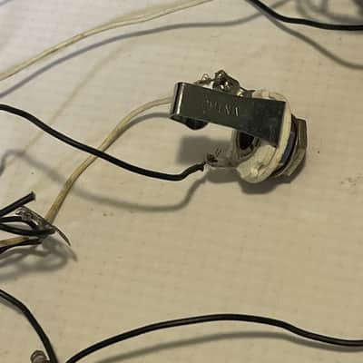 1980's Japan Charvel Jackson Import Model 3DR Series Factory Wiring Harness Electronics w/ Knob image 6