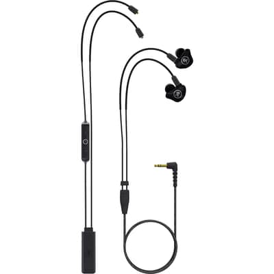 Mackie MP-120 BTA In-Ear Monitors with Bluetooth Adapter 2020 - Present - Black image 2
