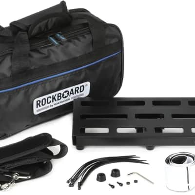 Rockboard DUO-2.0-B Pedalboard with Gig Bag 2018 - 2022 - Black image 3