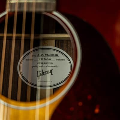 Gibson J-45 Standard Rosewood - Rosewood Burst image 8