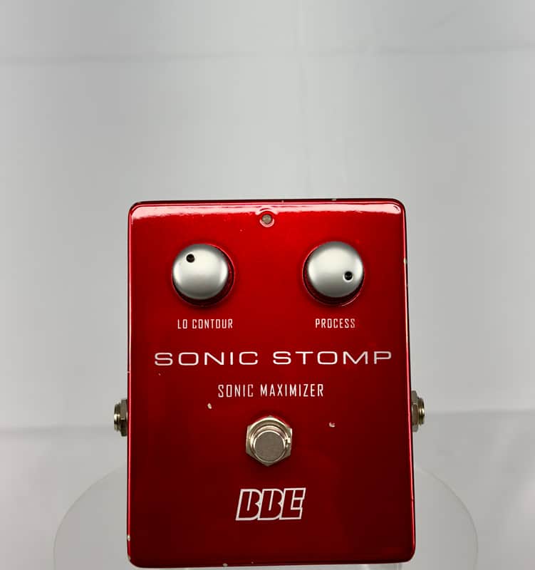BBE Sonic Stomp Sonic Maximizer Compressor Pedal 2010s - Red image 1