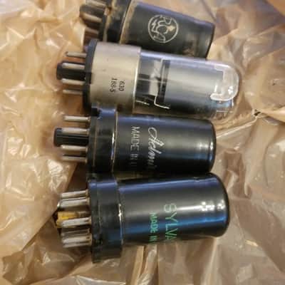 RCA etc. Pair (2) 6SJ7 Pentode AT1000 TESTED Vacuum Tube Audio 1938-1959 image 3