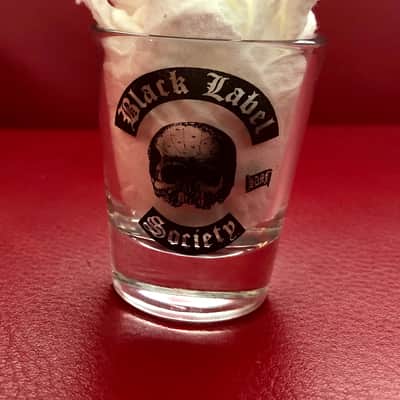 2006 Black Label Society Shot To Hell Promo Shot Glass Roadrunner Records RARE Zakk Wylde image 3