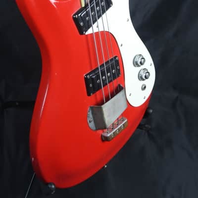 Vintage 1966 MOSRITE VENTURES BASS All Original 30.5 Inch Scale w/ Original Case image 3