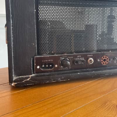 Vintage Binson Hi-Fi Tube Amp - EL34 Power Amp + 4 Channel preamp "Pre Mixer PA 4 Echo Unit" – Original Cables 70s Pink Floyd image 7