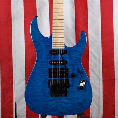 ESP LTD MH-203 QM - See Thru Blue image 1