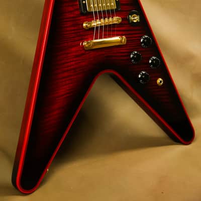 Gibson Flying V Red Widow Custom Shop Electric Guitar image 2