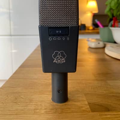 1987 AKG C414 B-ULS Condenser Microphone with shock-mount image 3