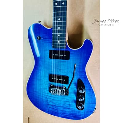 NEW! - Handmade in the U.S.A. by Me @ James Perez Guitars - 2026 - Blue Flame image 3