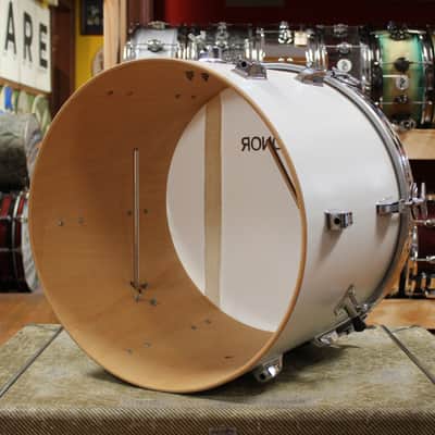 1970s Sonor Swinger Outfit in White 14x18 8x12 14x14 5x14 image 8