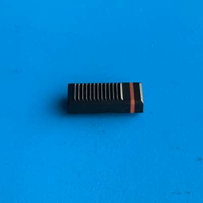 CASIO MT-100 Vintage Keyboard Part: Black (w/Red Line) Melody Slider Cover Cap image 3