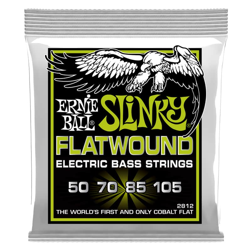 Ernie Ball P02812 Regular Slinky Flatwound Bass Set, .050 - .105 image 1