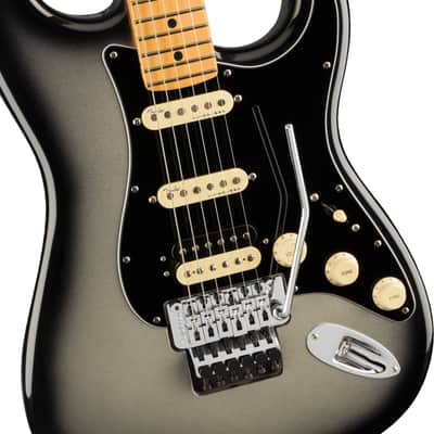 Fender : Ultra Luxe Stratocaster Floyd Rose HSS MN SVB image 3