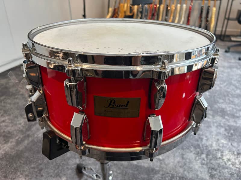 Pearl 14″×6.5″ Maplefiberglass Snare with Pearl Case image 1