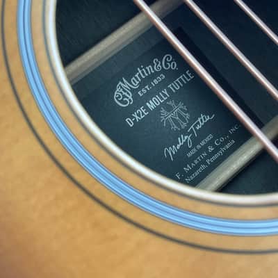 Martin X Series D-X2E Molly Tuttle Signature 2026 image 5