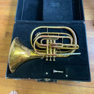 king 1122 mellophone (marching french horn) image 1
