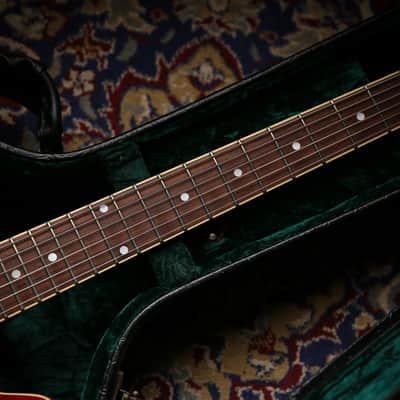 Tokai Japanese UES-158 Quilted Maple Semi Hollow Cherry Red image 5