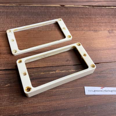 General Vintage Tone  1959 Humbucker Rings PAF butyrate M69 Aged the burst holy grails !  Porcelain image 8