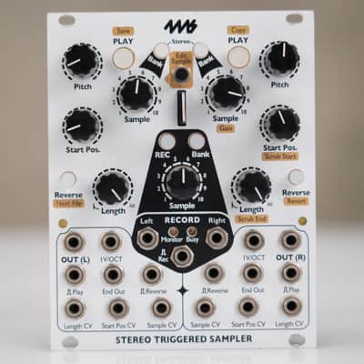 4ms Stereo Triggered Sampler Eurorack Module w/ Patch Cables #58937 image 2