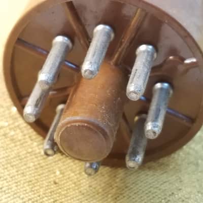 Sylvania JAN-CHS-6SN7WGTA AT1000 TESTED Vacuum Tube military brown base dual triode 1950-1966 image 13