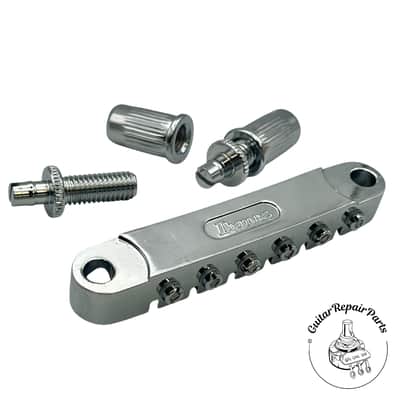 Ibanez 2BGGBP6CH Gibraltar Performer 6-String Tune-O-Matic Guitar Bridge Chrome image 2