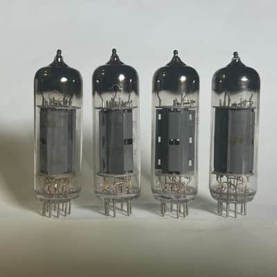 Immagine Matched Quad NOS (4 pcs) 6P14P EV / EW el84 100% Reflector Saratov, "O" getter - 10