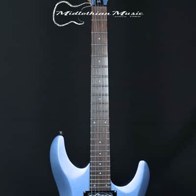 Schecter C-6 Deluxe - 6-String Electric Guitar - Satin Metallic Light Blue Finish image 3