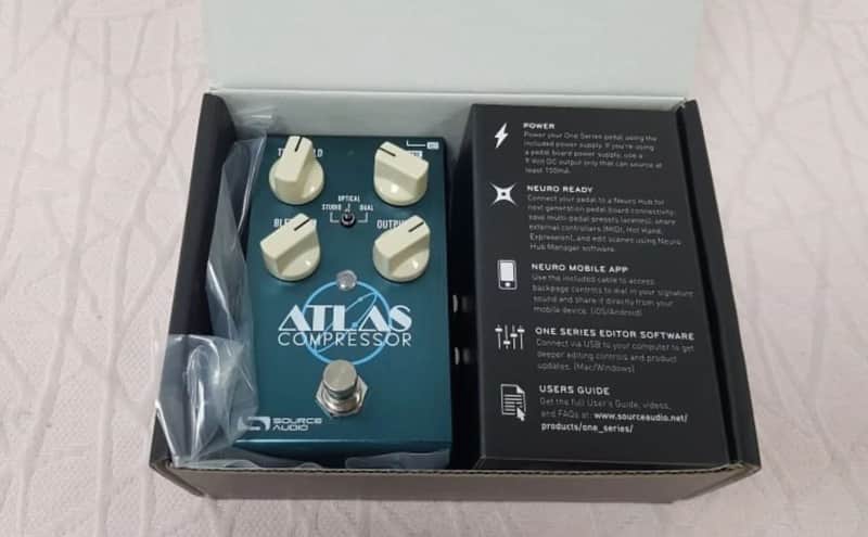 Source Audio Atlas Compressor Pedal (EU adapter) image 1