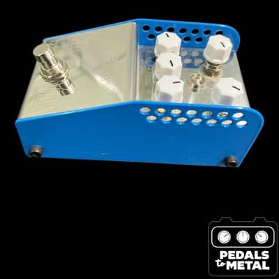 ThorpyFX Peacekeeper V1 Low-Gain Overdrive 2010s - Silver/Blue/White - X21850 image 7